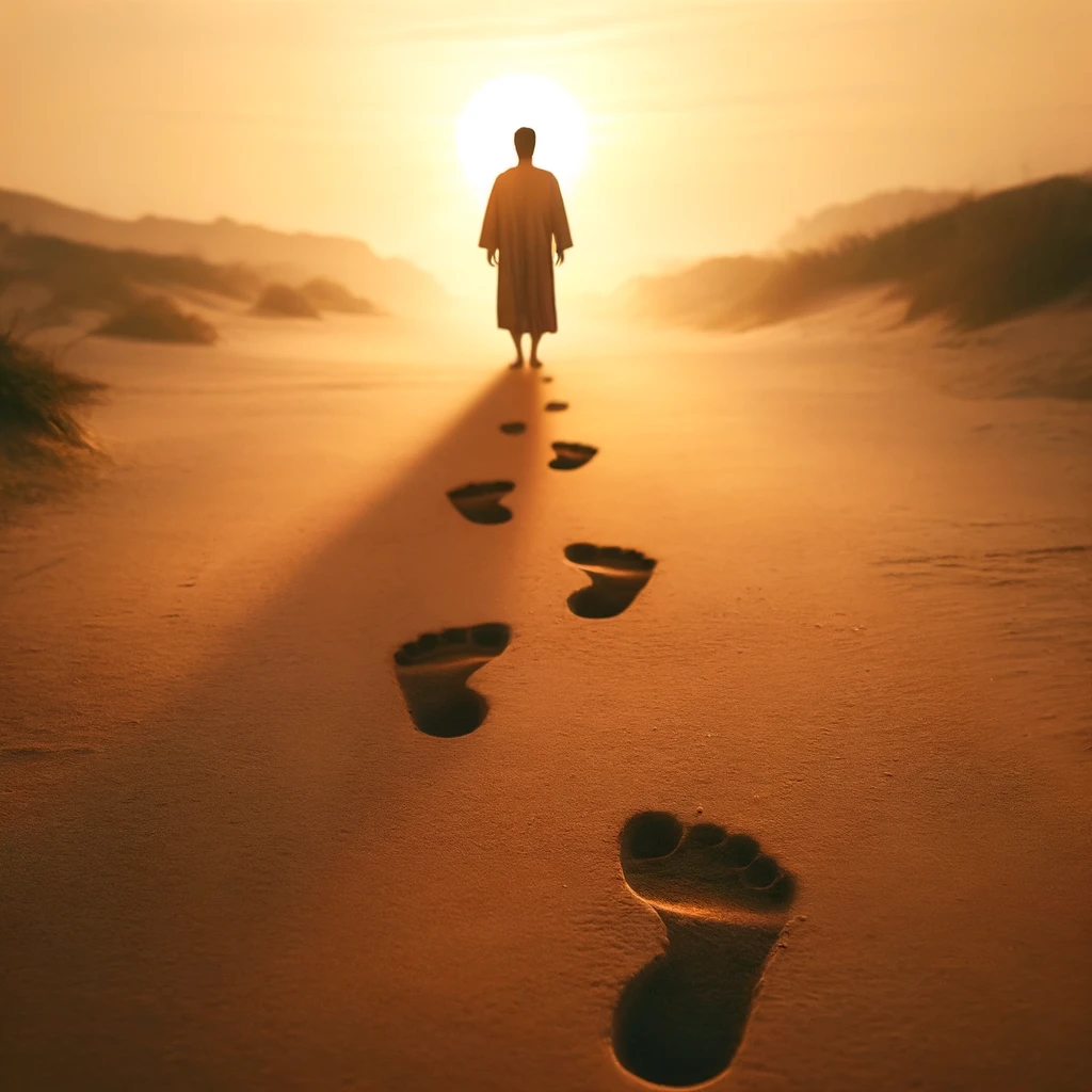 Walking in the footsteps of Jesus
