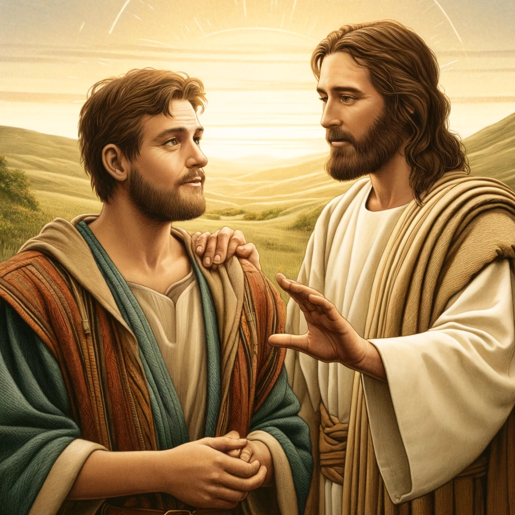 Peter with Jesus