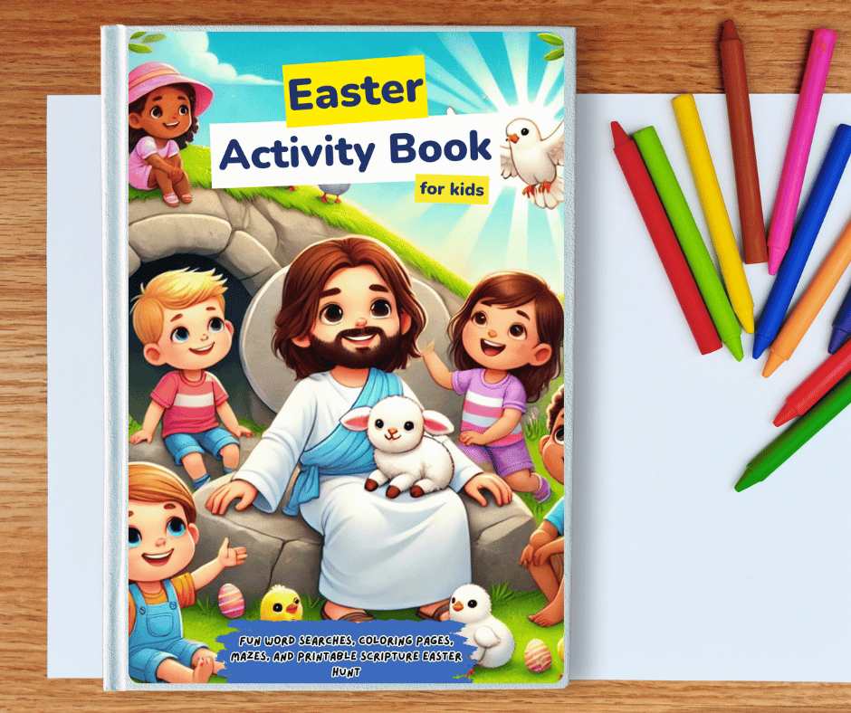 Free Printable kids activity book download page cover image